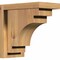 Ekena Millwork Mediterranean Smooth Corbel w/Backplate, Western Red Cedar, 5 1/2"W x 10"D x 10"H COR06X10X10MED01SWR - alternate 1